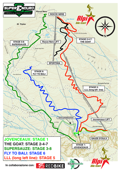 Mappa SE SAUZE_2012_percorsi Mappa SE SAUZE_2012_percorsi