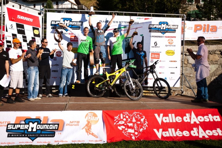 il podio assoluto di giornata il podio assoluto di giornata